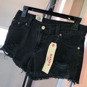 NWT Black Levi Shorts